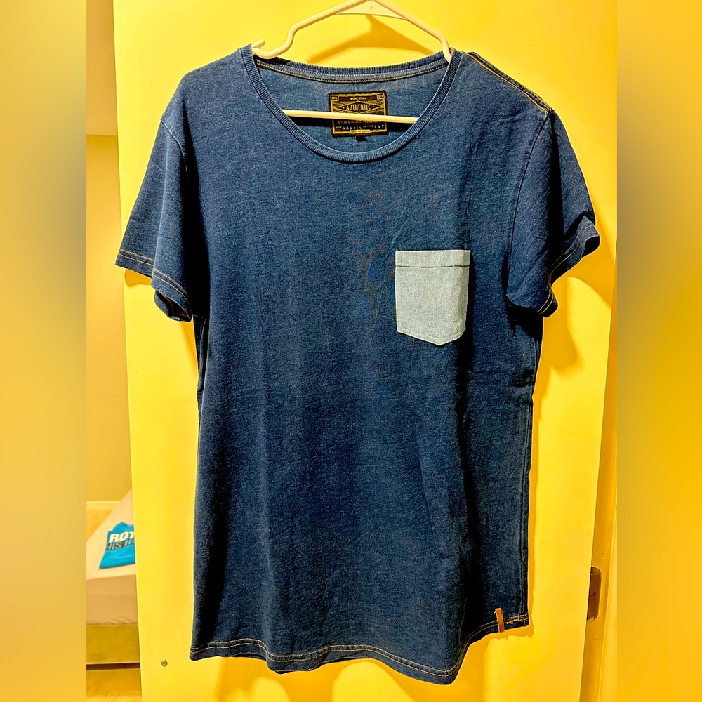 blue jean shirt